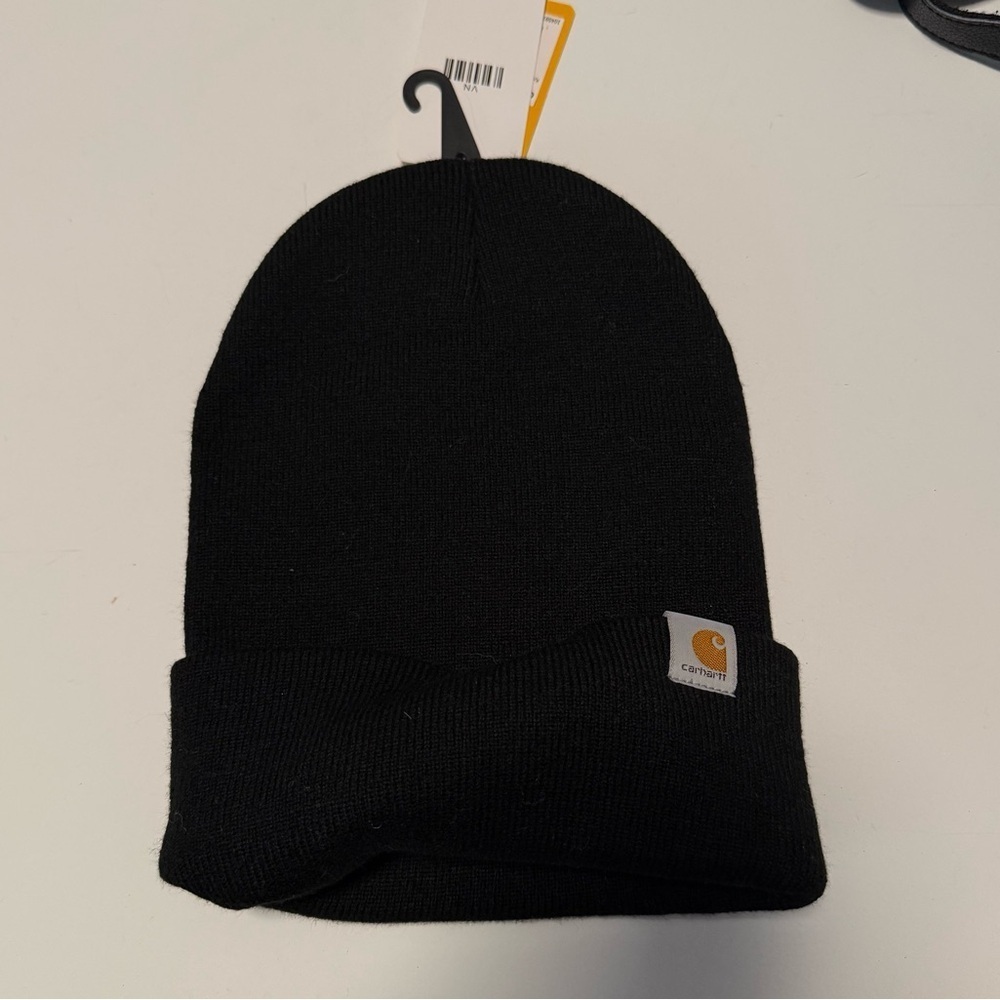 Carhartt Black Beanie NWT - Picture 2 of 5